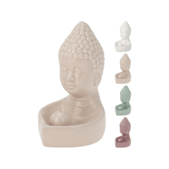 Geurstokhouder Boedha 12cm Assortiment