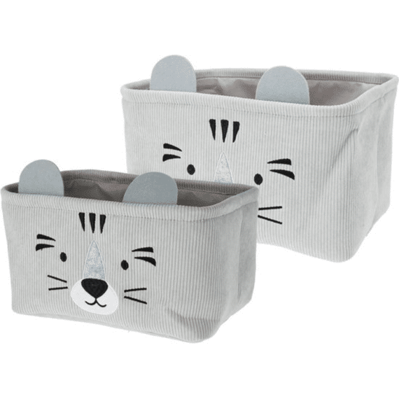Mandenset Dier Rechthoekig 2st Assortiment