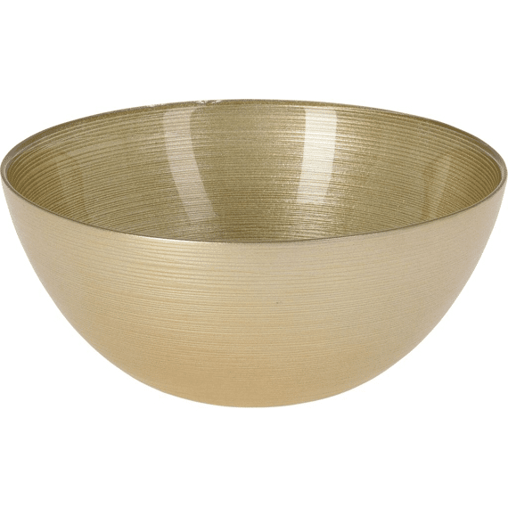 Schaal Glas 21cm Goud