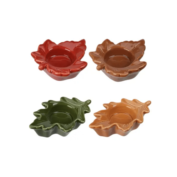 Theelichthouder Blad Assortiment