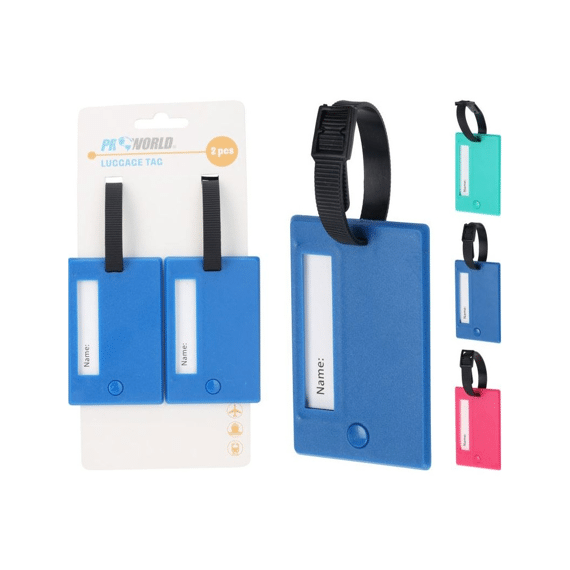 Bagagelabel 2st Assortiment Prijs Per Stuk