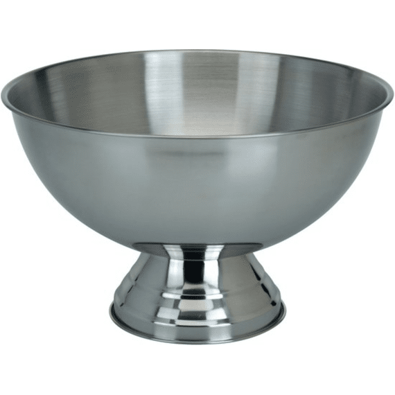 Champagnebowl Op Voet Rvs 40x25cm