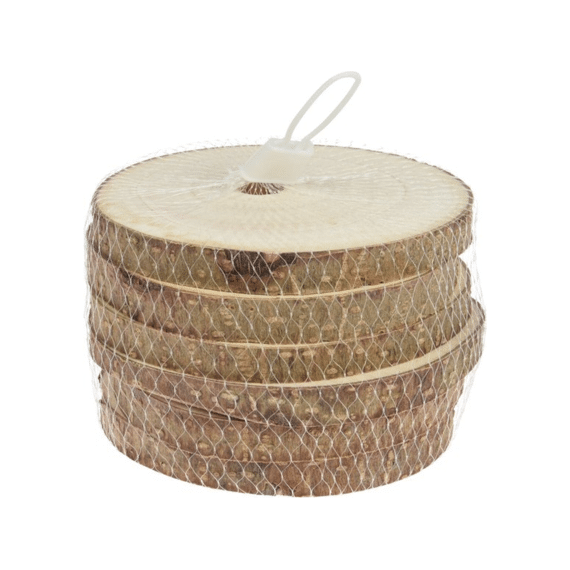 Onderzetters Hout Set 6st 11cm