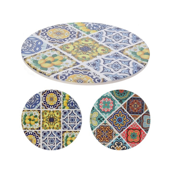 Pannenonderzetter Dolomiet Met Kurk 25cm Assortiment