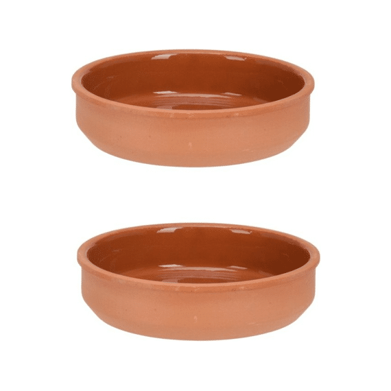 Tapasschaaltje Terracotta 2st 16x4cm