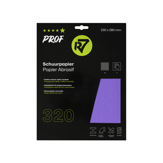 R7 Schuurvel P320fn 3 Stuks