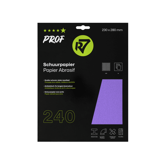 R7 Schuurvel P220 3 Stuks