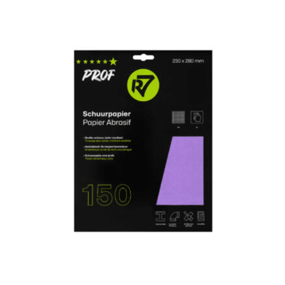 R7 Prec Schuurvel P150 3 Stuks