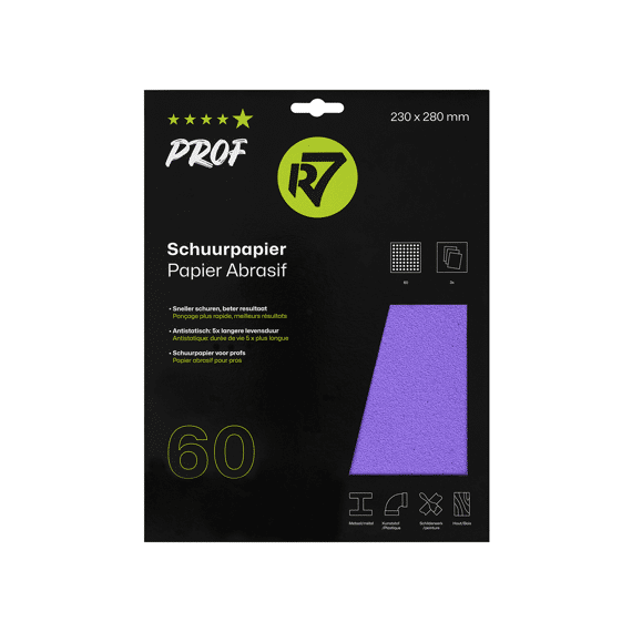 R7  Schuurvel P60 3 Stuks