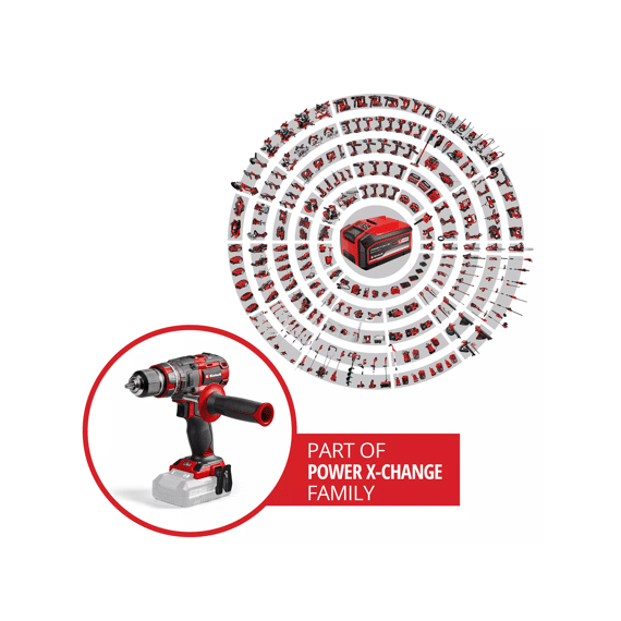 Einhell Accu Klopboor/schroefmachine Tp-cd 18/80 Powr-x-change