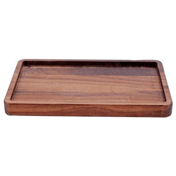 Pure Walnoot Hout Serveertray Rechthoekig S 20x12cm