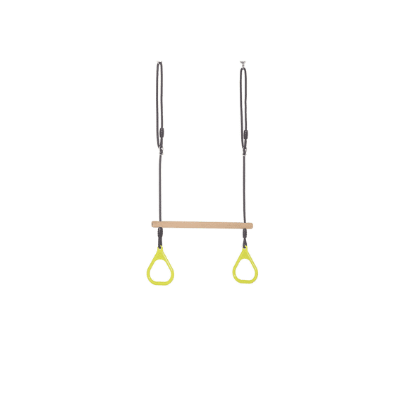 Dice Outdoor Houten Ringtrapeze Ringen Groen