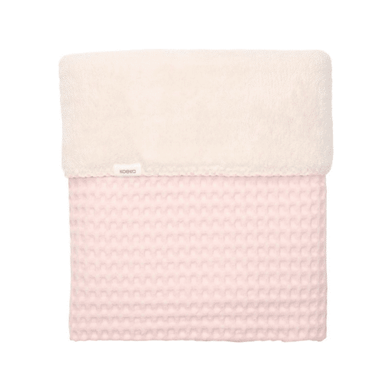 Koeka Deken Bed Oslo Wafel Teddy 100x150 Cotton Candy