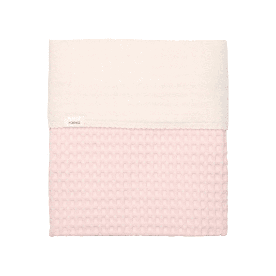 Koeka Deken Wieg Amsterdam Wafel Fleece 75x100 Cotton Candy