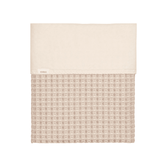Koeka Deken Wieg Amsterdam Wafel Fleece 75x100 Crumble