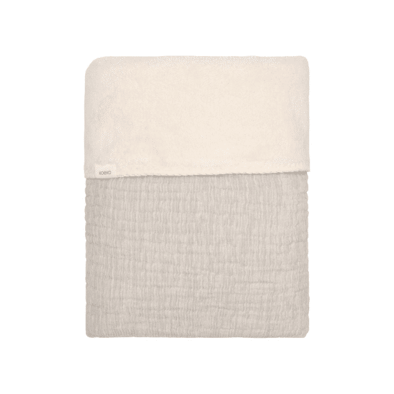 Koeka Deken Wieg Rivoli Teddy 75x100 Stone
