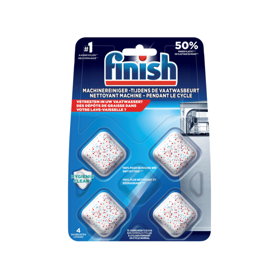 Finish Vaatwas Machinereiniger Tabs 4st
