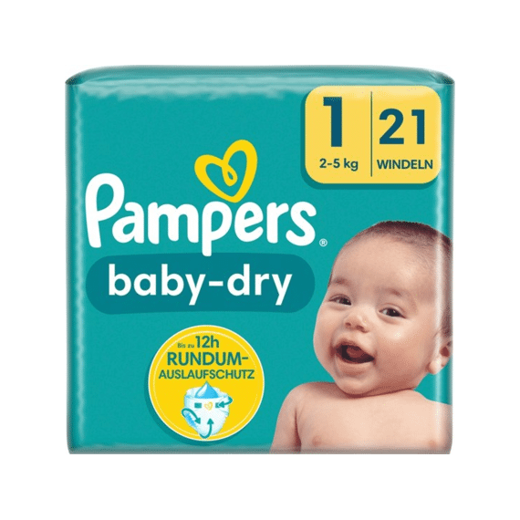 Pampers Baby Dry Newborn Nr 1 21st