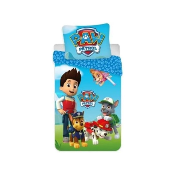 Paw Patrol Bedovertrek Microfiber 140x200cm + 63x63cm