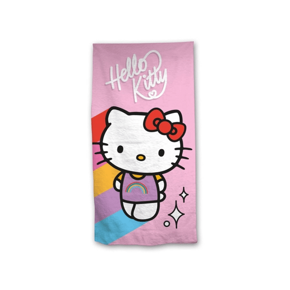 Hello Kitty Strandhanddoek 100% Polyester 70x140cm