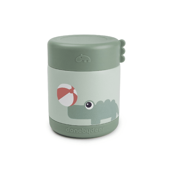 Done By Deer Thermos Voedselbeker Playground Green 300 Ml