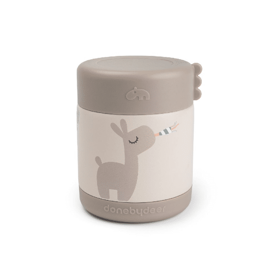 Done By Deer Thermos Voedselbeker Celebration Sand 300 Ml