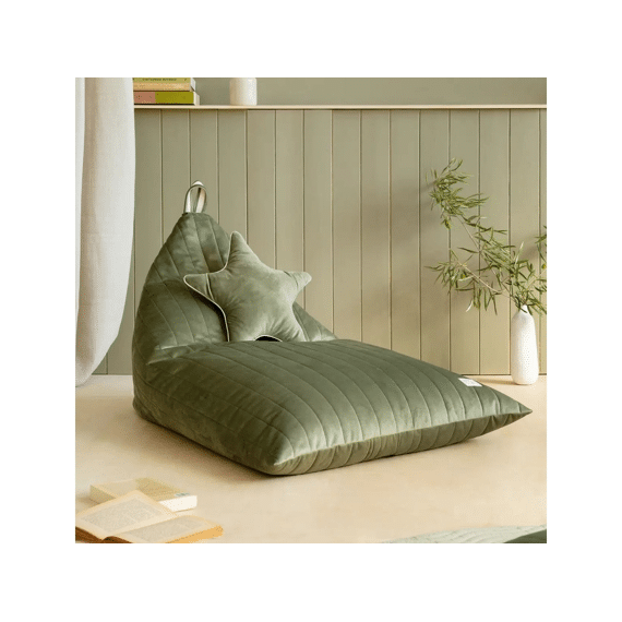 Nobodinoz Poef Beanbag Essaouira Olive Green