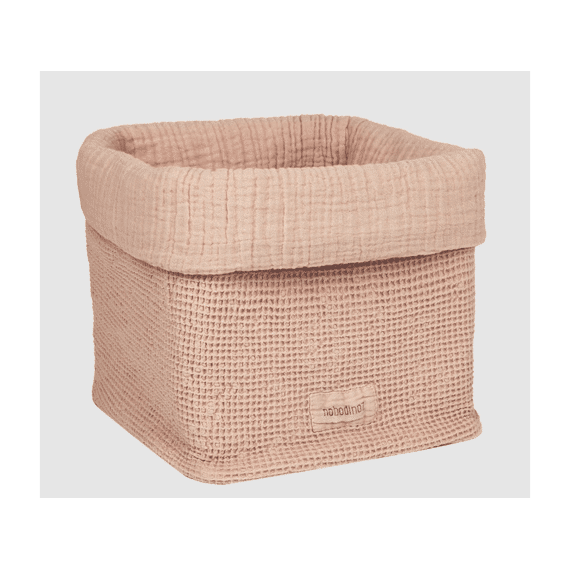 Nobodinoz Opbergmand Katoen Wabi Sabi Powder Pink