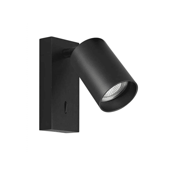 Fantasia Taboo Wand Licht Met Schakelaar 1l Gu10 Zwart