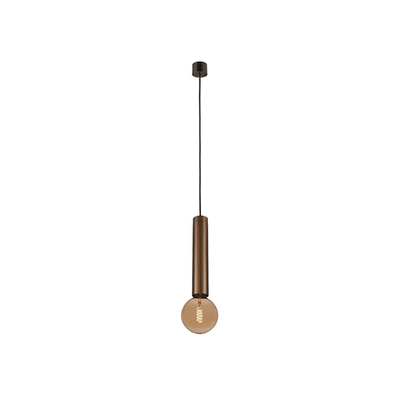 Fantasia Taboo Pendel E27 Zwart + Geborsteld Brons