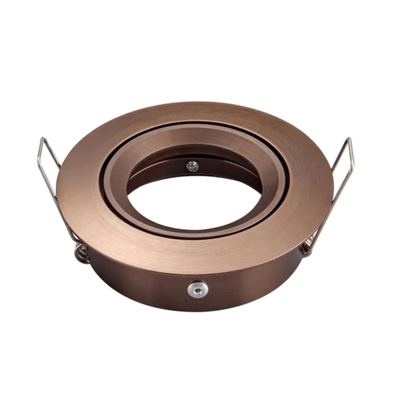 Fantasia Saturn Inbouwspot Richtbaar Gu10 Geborsteld Brons 83mm