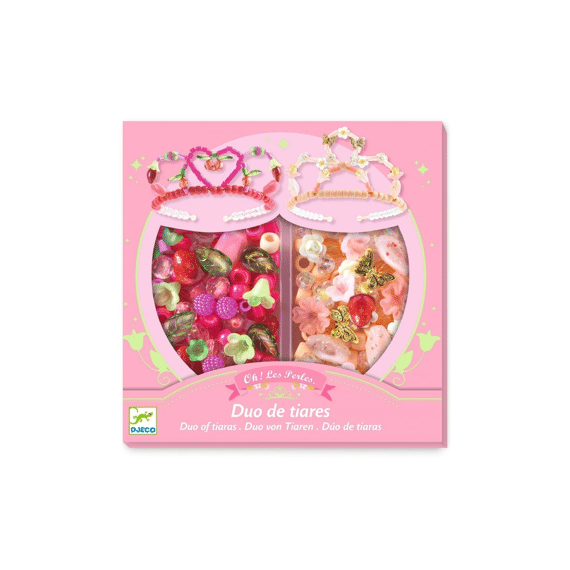 Djeco Parels En Juwelen Duo Tiara Rose