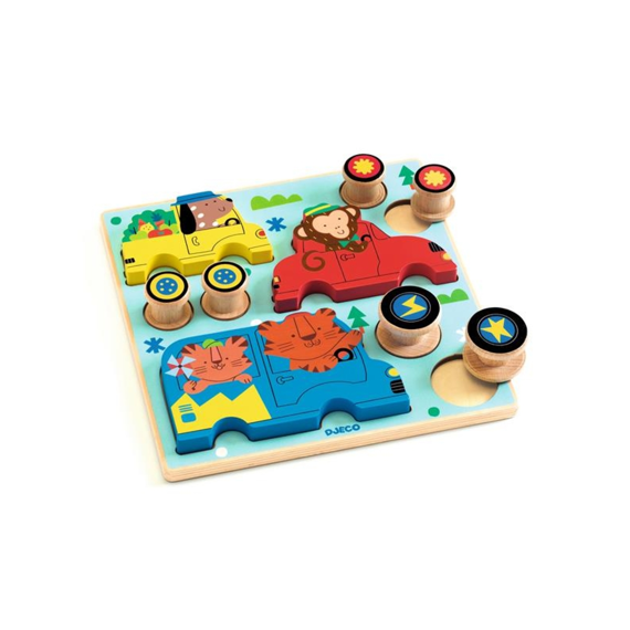 Djeco Inlegpuzzel Hout Relief