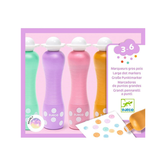 Djeco Large Dot Markers Pearl