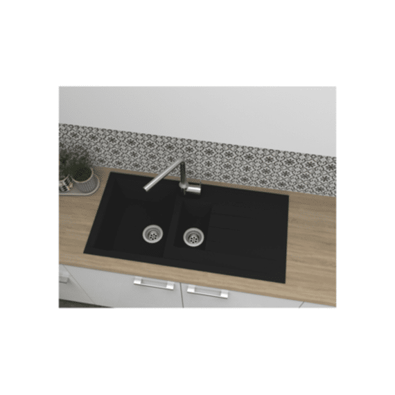 Noa 1.5b L1000 H500 D210 Zwart Met Zilver Blinkende Puntjes