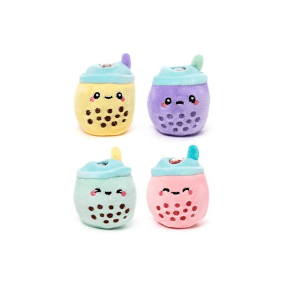 Squeezies Stressbal Bubble Tea Assortiment Van 4 Stuks