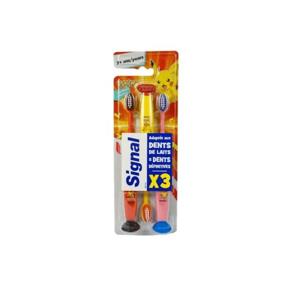 Signal Tandenborstel Extra Soft Pokemon Kids 7+ 3 Stuks
