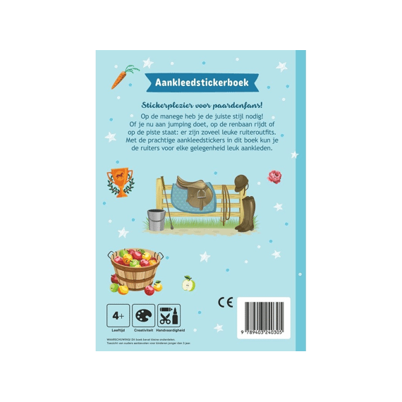Mini Aankleedstickerboek Paarden