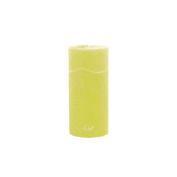 Luz Your Senses Rustic - Cilinderkaars - Lime - D7xh20cm
