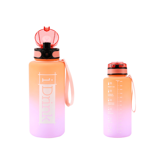 Tritan Bottle 1500ml Oranje/lilac Idrink