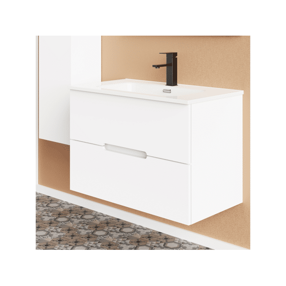 Sira Onderkast 80 Cm - Mat Wit