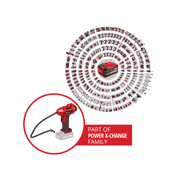 Einhell Luchtcompressor Accu Auto Power-X-Change Ce-Cc 18 Li Solo