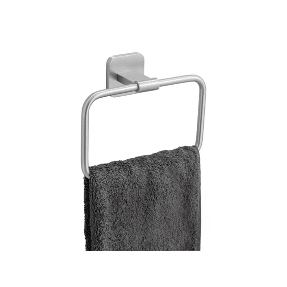 Wenko Turbo-loc Porto Matt Handdoekring Rvs Mat