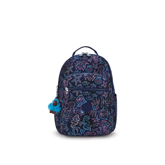 Kipling Rugzak Seoul College Extra Disco Fish