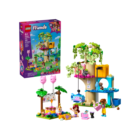 Lego Friends  Kattenverjaardagsfeestje En Boomhut 42666
