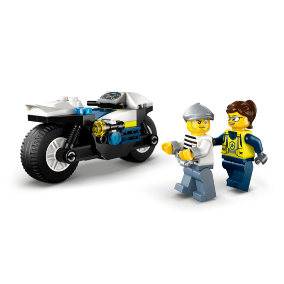 Lego City Achtervolging Op Politiemotor 60455