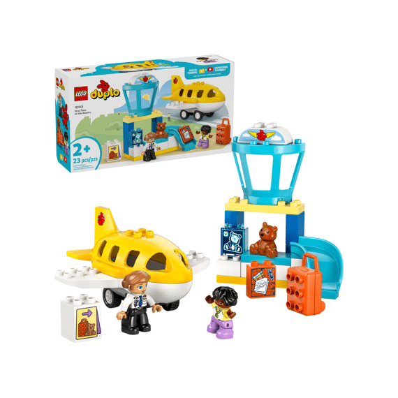 Lego Duplo Town Voor Het Eerst Op Het Vliegveld 10443