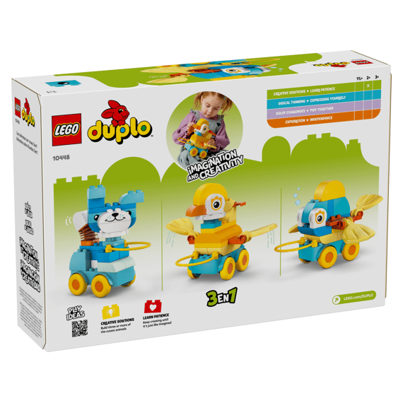 Lego Duplo Town 3-in-1 Dieren Op Wielen 10448