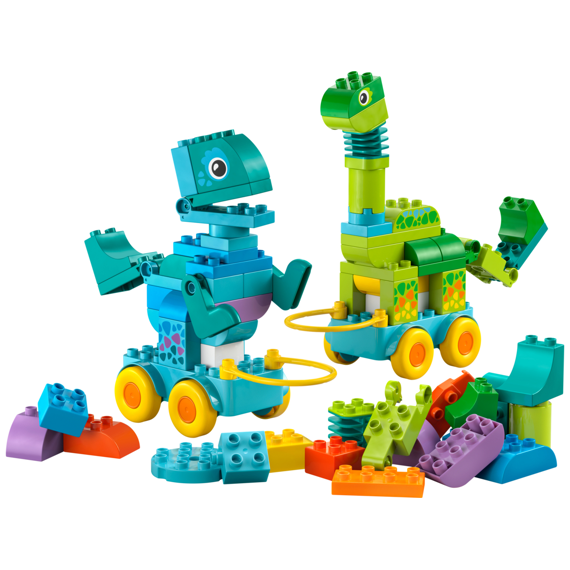 Lego Duplo Town 3-in-1 Dinosaurussen Op Wielen 10451