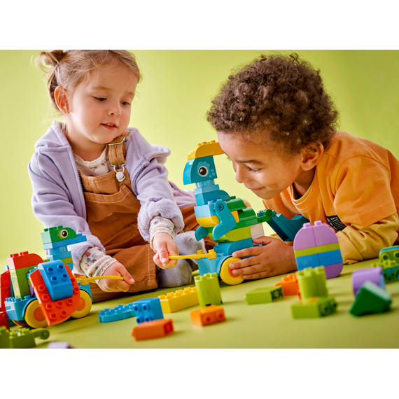 Lego Duplo Town 3-in-1 Dinosaurussen Op Wielen 10451